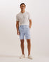 DAMASKS-Shorts-Slim Cotton Linen Short- Ted Baker Romania